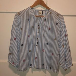 Button Down Anthropologie Top